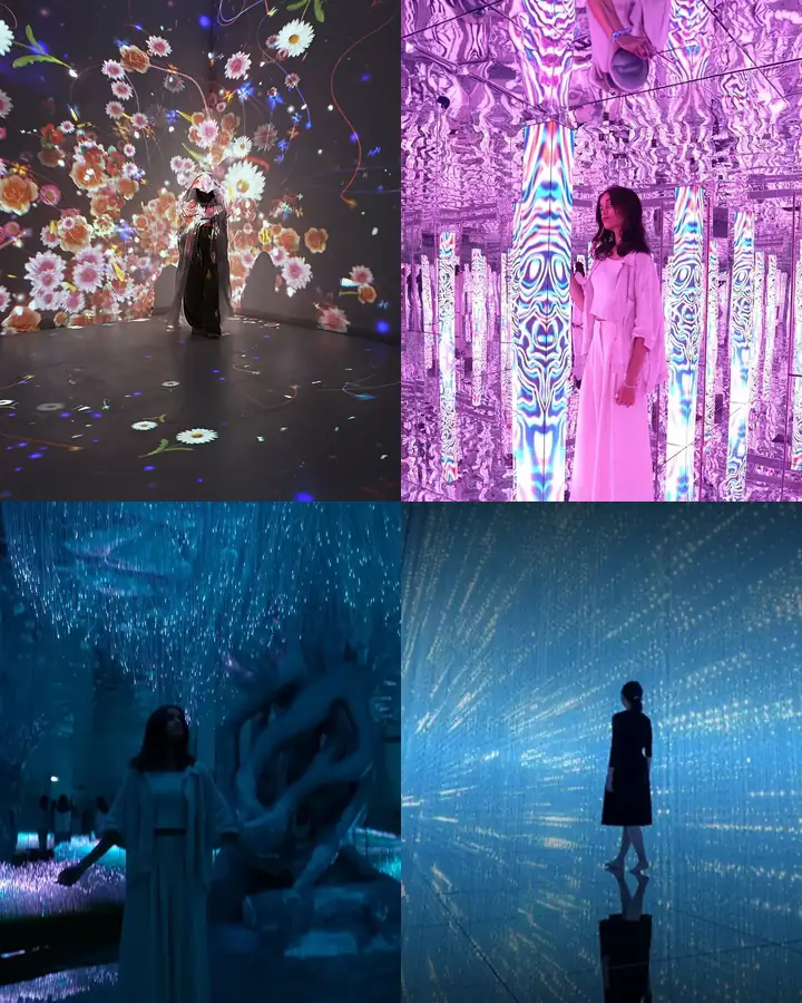 Four of the eight rooms: Cortex, Glimmer, Saga and Celestial.
